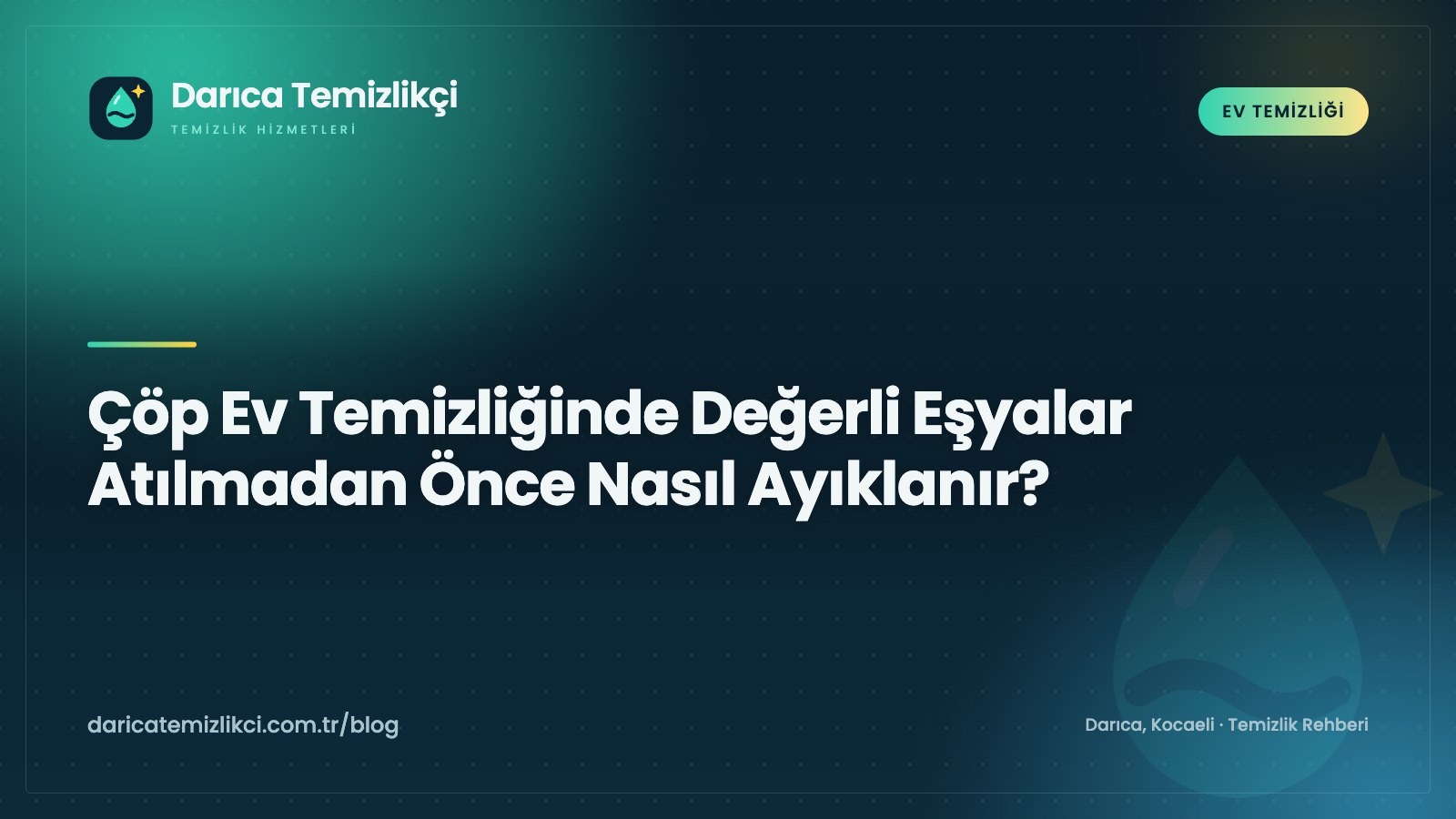 Çöp ev temizliğinde eşya ayıklama sırasında kutulara ayrılan eşyalar