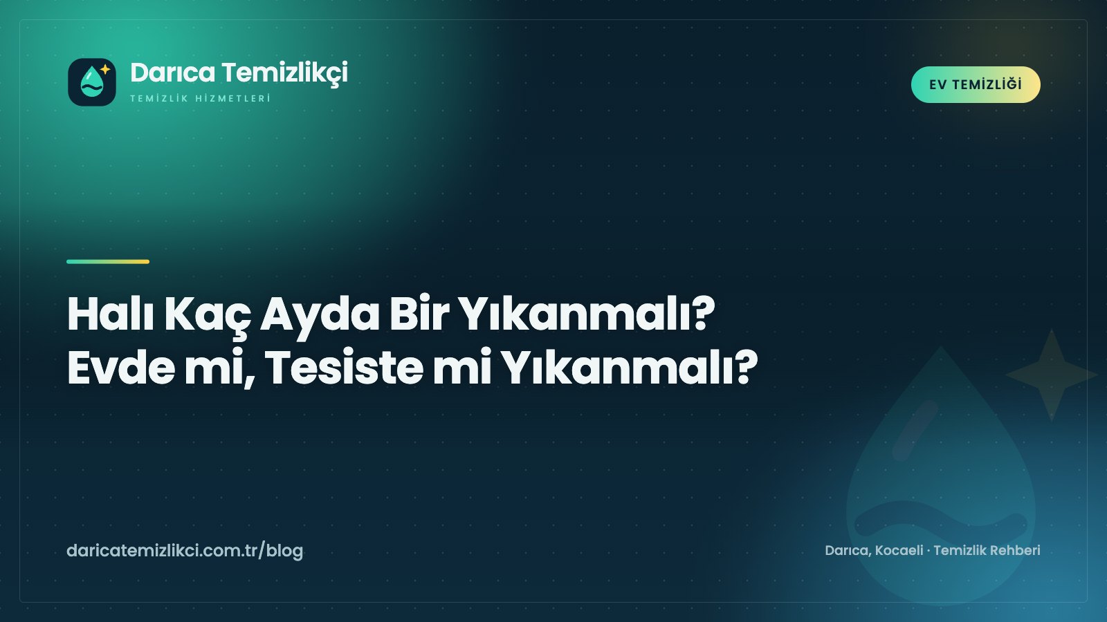Darıca'da halı kaç ayda bir yıkanmalı sorusunu gösteren temiz ve kurutulmuş bir halı