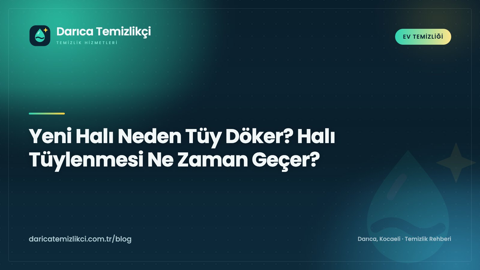 Yeni halı neden tüy döker sorusunu gösteren, üzerinde ince tüy bulunan yeni bir halı
